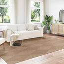 Områdetæpper AGIRA Naturfarvet 280 x 200 cm Polyester