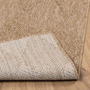 Områdetæpper AGIRA Naturfarvet 340 x 240 cm Polyester