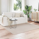 Områdetæpper Firkantet FARO Creme 120 x 120 cm Polyester
