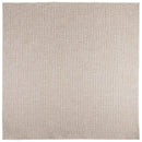 Områdetæpper Firkantet FARO Creme 200 x 200 cm Polyester