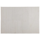 Områdetæpper Rektangulær PALMERAS Creme 170 x 120 cm Polyester
