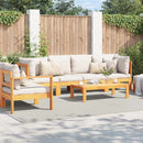 Områdetæpper Rektangulær PALMERAS Creme 340 x 240 cm Polyester