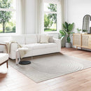 Områdetæpper Firkantet PALMERAS Creme 240 x 240 cm Polyester