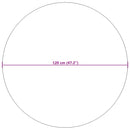 Områdetæpper Rund PALMERAS Creme Ø 120 CM Polyester