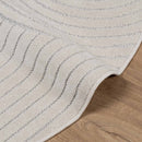 Områdetæpper Rund PALMERAS Creme Ø 200 CM Polyester