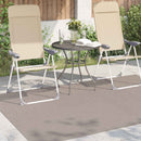 Områdetæpper Rektangulær PALMERAS Beige 170 x 120 cm Polyester