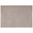 Områdetæpper Rektangulær PALMERAS Beige 200 x 140 cm Polyester