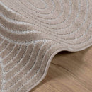 Områdetæpper Rektangulær PALMERAS Beige 230 x 160 cm Polyester