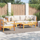 Områdetæpper Rektangulær PALMERAS Beige 280 x 200 cm Polyester