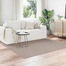 Områdetæpper Firkantet PALMERAS Beige 200 x 200 cm Polyester