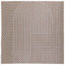 Områdetæpper Firkantet PALMERAS Beige 240 x 240 cm Polyester