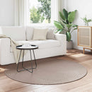 Områdetæpper Rund PALMERAS Beige Ø 160 CM Polyester