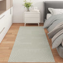 Områdetæpper Rektangulær PALMERAS Grøn 80 x 150 cm Polyester