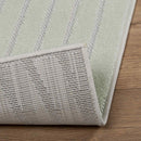 Områdetæpper Firkantet PALMERAS Grøn 120 x 120 cm Polyester