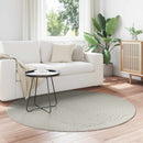 Områdetæpper Rund PALMERAS Grøn Ø 120 CM Polyester