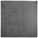 Områdetæpper Firkantet PALMERAS Antracit 200 x 200 cm Polyester