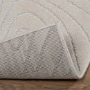 Områdetæpper Rektangulær PALMERAS Creme 170 x 120 cm Polyester