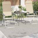 Områdetæpper Rektangulær PALMERAS Creme 170 x 120 cm Polyester