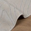 Områdetæpper Rektangulær PALMERAS Creme 230 x 160 cm Polyester