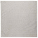 Områdetæpper Firkantet PALMERAS Creme 200 x 200 cm Polyester