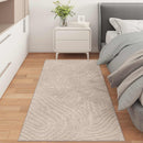 Indendørs og udendørs tæppe PALMERAS Beige 80 x 150 cm