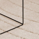 Områdetæpper Rektangulær PALMERAS Beige 140 x 200 cm Polyester