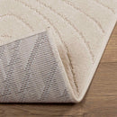 Områdetæpper Firkantet PALMERAS Beige 200 x 200 cm Polyester