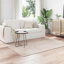 Områdetæpper Firkantet PALMERAS Beige 200 x 200 cm Polyester