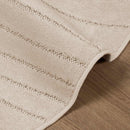 Områdetæpper Rund PALMERAS Beige Ø 200 CM Polyester