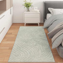 Områdetæpper Rektangulær PALMERAS Grøn 80 x 200 cm Polyester