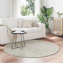 Områdetæpper Rund PALMERAS Grøn Ø 120 CM Polyester