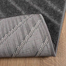 Områdetæpper PALMERAS Antracit 200 x 140 cm Polyester