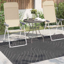 Områdetæpper PALMERAS Antracit 200 x 140 cm Polyester