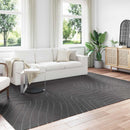 Områdetæpper PALMERAS Antracit 340 x 240 cm Polyester