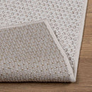 Områdetæpper Rektangulær LUGO Creme 200 x 80 cm Polyester
