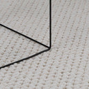 Områdetæpper Rektangulær LUGO Creme 200 x 80 cm Polyester