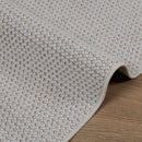 Områdetæpper Rektangulær LUGO Creme 200 x 140 cm Polyester