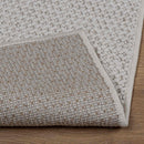 Områdetæpper Rektangulær LUGO Creme 230 x 160 cm Polyester