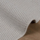 Områdetæpper Rund LUGO Creme Ø 120 CM Polyester