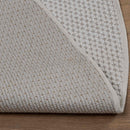 Områdetæpper Rund LUGO Creme Ø 120 CM Polyester