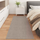 Områdetæpper Rektangulær LUGO Gråbrun 80 x 150 cm Polyester