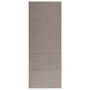 Områdetæpper Rektangulær LUGO Gråbrun 80 x 200 cm Polyester