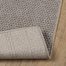Områdetæpper Rektangulær LUGO Gråbrun 200 x 280 cm Polyester