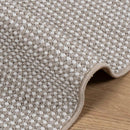 Områdetæpper LUGO Creme og Taupe 120 x 170 cm Polyester