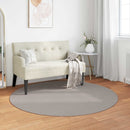 Områdetæpper Rund LUGO Creme og Taupe Ø 200 CM Polyester