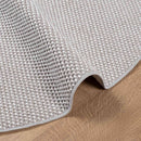 Områdetæpper Rund LUGO Creme og grå Ø 160 CM Polyester