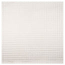 Områdetæpper Firkantet SIROLO Creme 200 x 200 cm Polyester