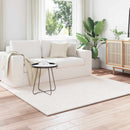 Områdetæpper Firkantet SIROLO Creme 240 x 240 cm Polyester