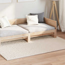 Områdetæpper Rektangulær SIROLO Beige 200 x 140 cm Polyester