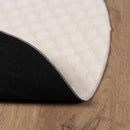 Områdetæpper Rund SIROLO Beige Ø 160 CM Polyester